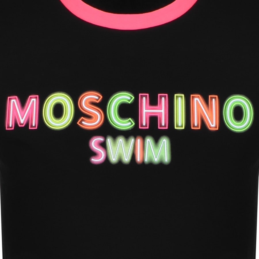 Alternative Image for ProductMoschino Swim Logo T Shirt Black3